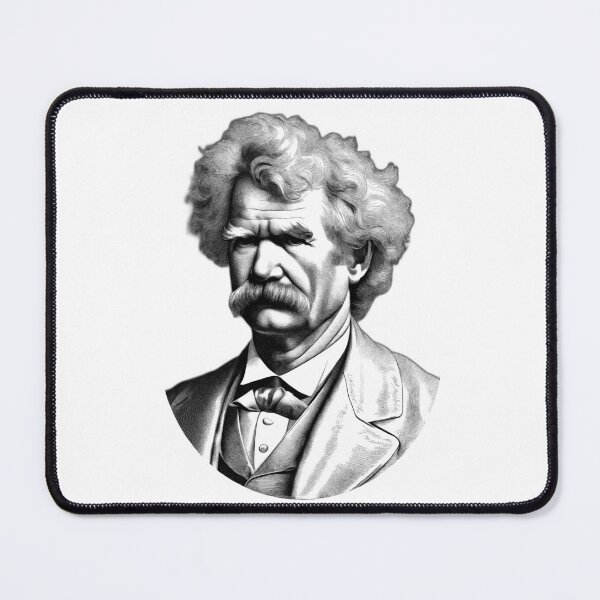 Item preview, Portrait of Mark Twain, Samuel Langhorne Clemens designed and sold by NTGUILTY.