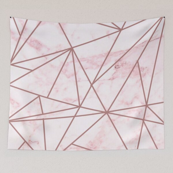 Item preview, Pink Marble Geometric Pattern designed and sold by Lauren-dx14.