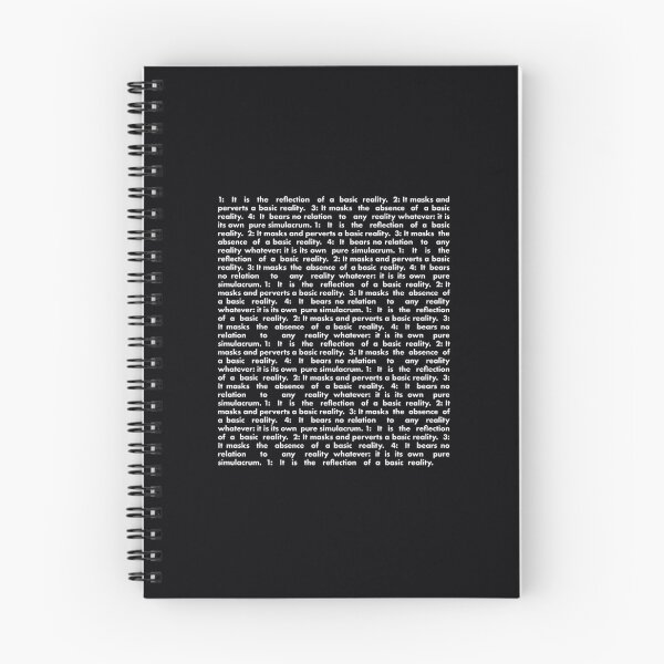 Item preview, Baudrillard's Precession of Simulacra all over  	 designed and sold by nwnqumdm54.