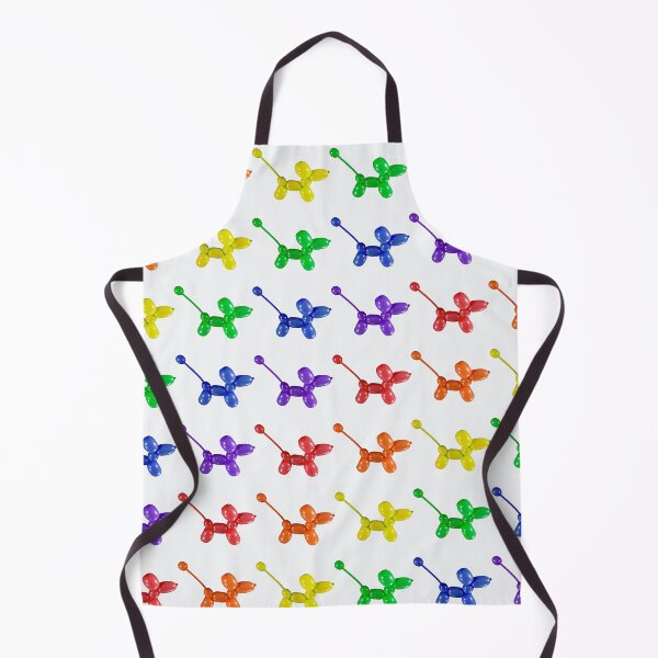 Item preview, Balloon animal poodles in rainbow colors organized on white designed and sold by Stretch Clendennen.