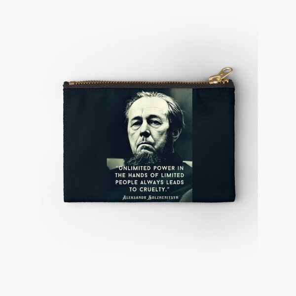 Item preview, Aleksandr Solzhenitsyn quote: Unlimited power in the hands of limited people always leads to cruelty. designed and sold by artbleed.