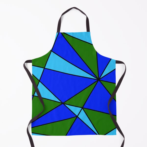 Item preview, Dark Blue, Light Blue and Green Geometric Pattern designed and sold by Lauren-dx14.