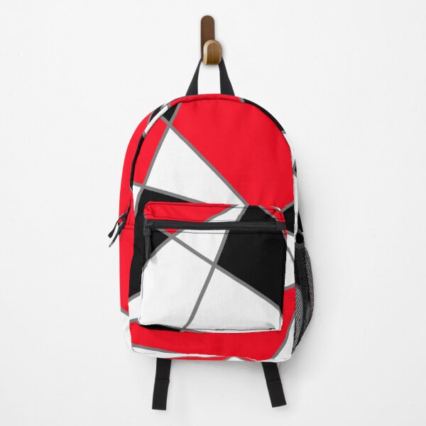 Item preview, Black, White and Red Geometric Pattern designed and sold by Lauren-dx14.