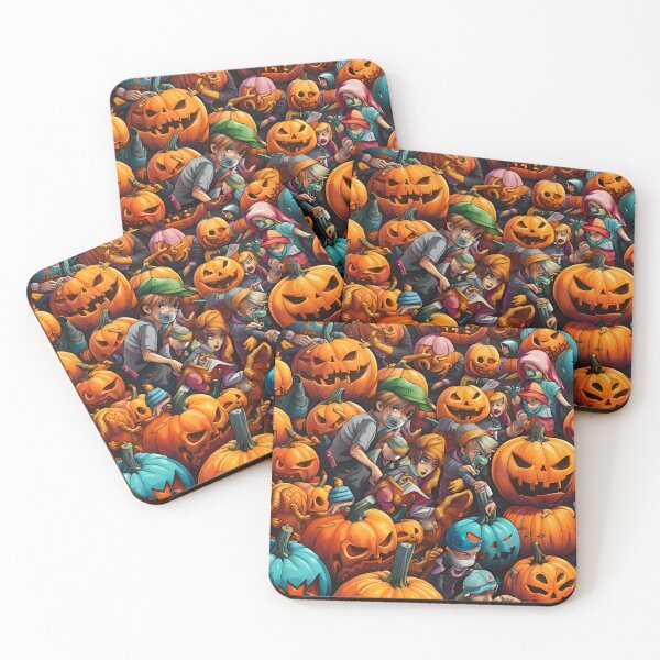 Item preview, Halloween pumpkin crowd  designed and sold by HofTao.