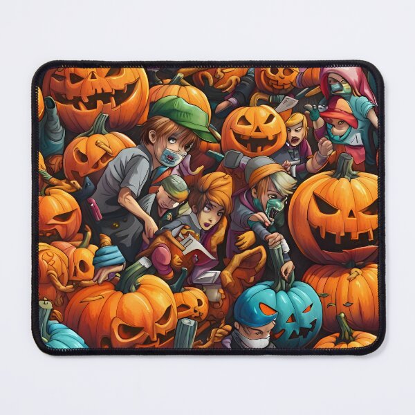 Item preview, Halloween pumpkin crowd designed and sold by HofTao.