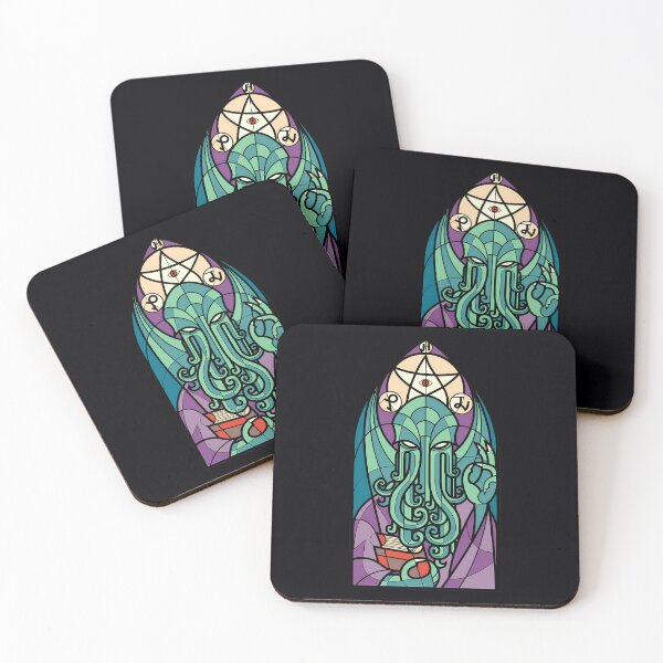 Item preview, Cthulhu Church Stained Glass Cosmic Horror  	 designed and sold by dnjsgmiomz19.