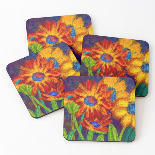 Item preview, Red & Yellow Floral Sketch designed and sold by Leanne Morin.