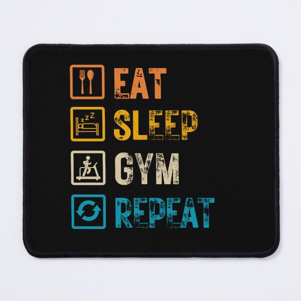 Item preview, Eat Sleep Gym Repeat designed and sold by netfires.