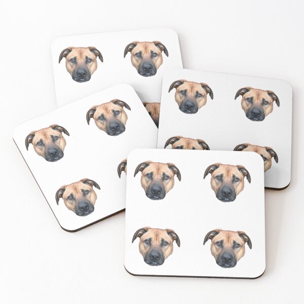 Item preview, Black Mouth Cur Stickers Sticker Pack Cur Dog Shower Curtain designed and sold by Soundpups.