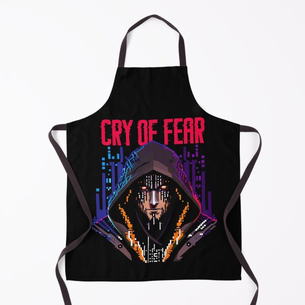 Item preview, Fearsome Cyberpunk Cry - Haunting Halloween Design designed and sold by H Jonas.