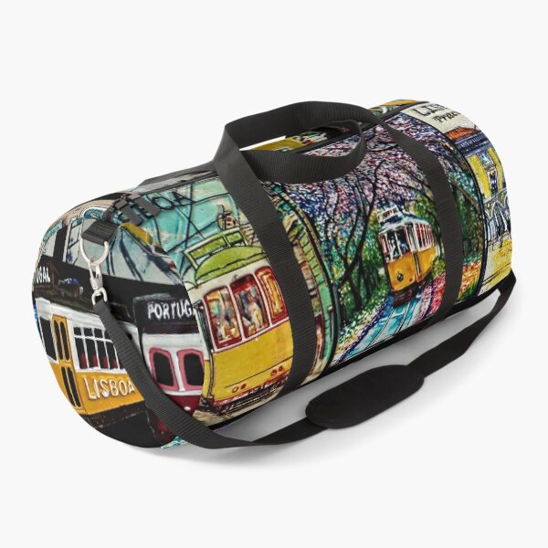 Item preview, Lisbon Vintage Streetcar Magnets Patchwork Mosaic designed and sold by worldways.