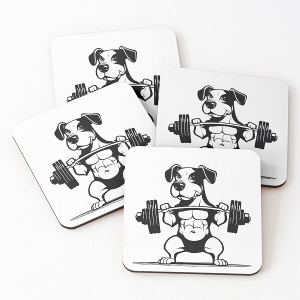 Item preview, Dog doing gym  designed and sold by Alchemy Ink.