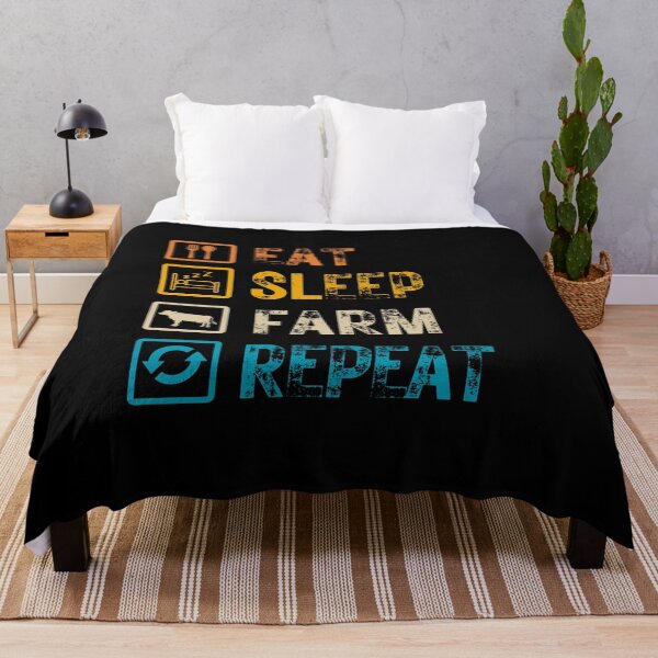 Item preview, Eat Sleep Farm Repeat designed and sold by netfires.