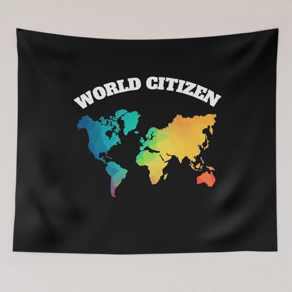 Item preview, World Citizen  - World Map Art  designed and sold by KereetsaOne.