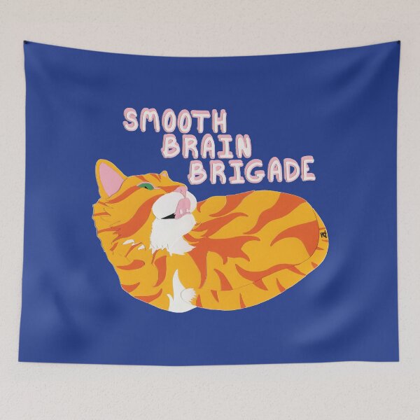 Item preview, smooth brain brigade designed and sold by zan doodles.