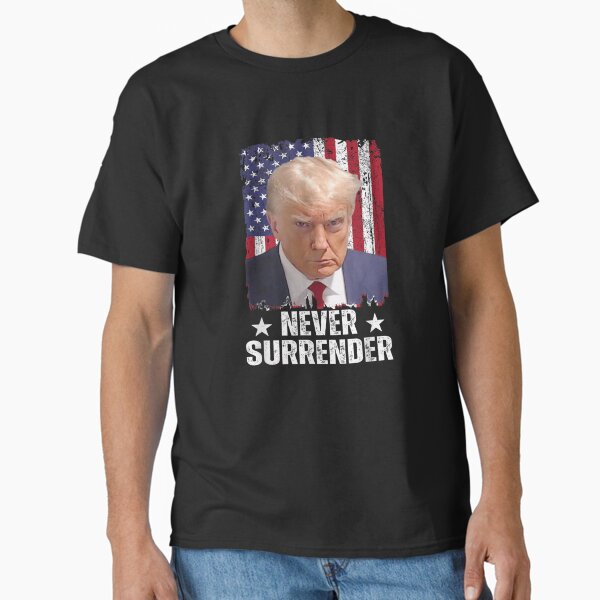 Item preview, MugShot Wanted Save America 2024 Never Surrender designed and sold by Justlovesweden.