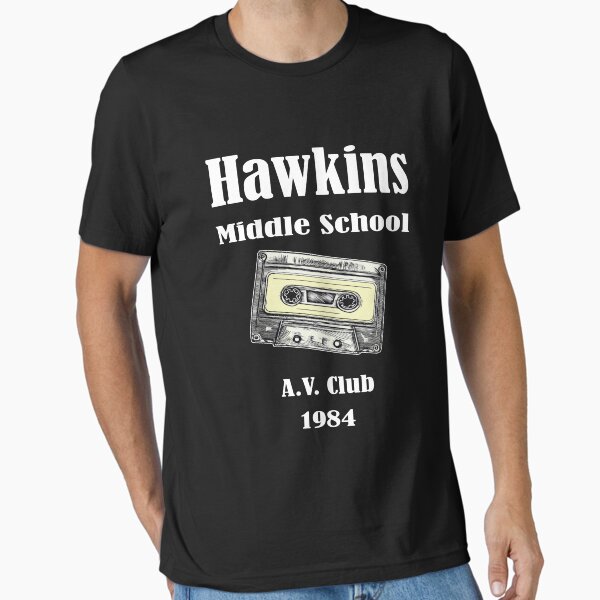 Item preview,  Strang things Hawkins Middle School A V Club 1984 designed and sold by karamram.