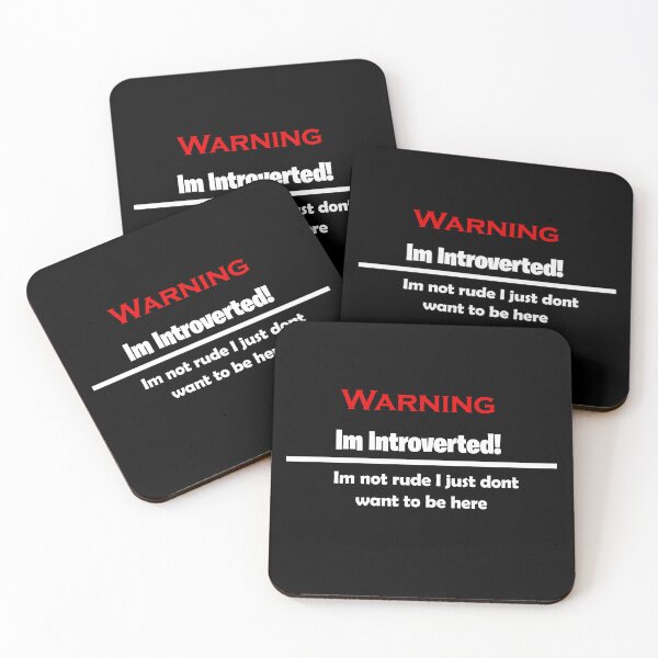 Item preview, Warning I'm introverted designed and sold by Bright Dreamer.