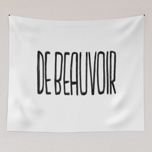 Item preview, Simone de Beauvoir designed and sold by badlydrawnbabe.