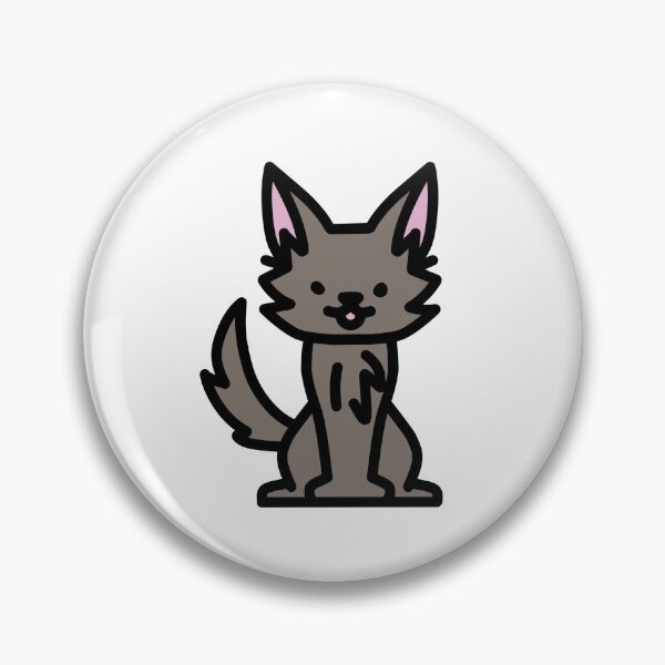Artikelvorschau, Cute Wolf entworfen und verkauft von MossMothDesigns.