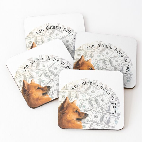 Item preview, Con dinero baila el perro- dog money designed and sold by J---store.