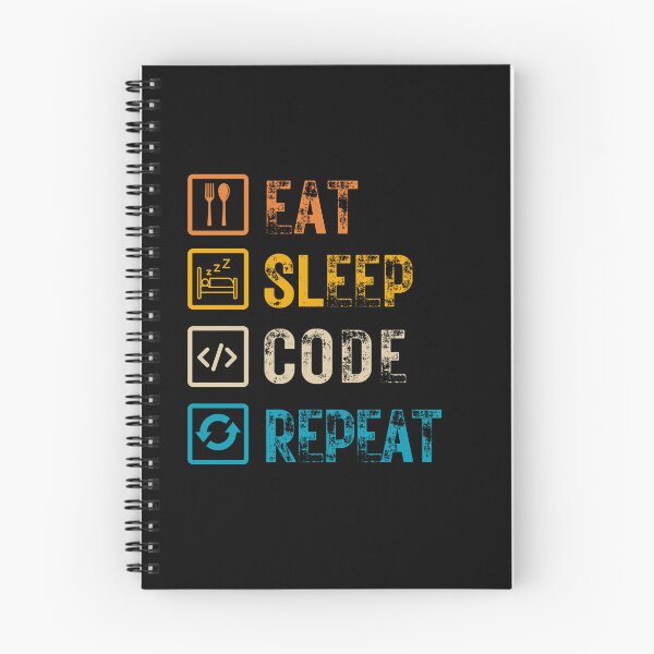 Item preview, Eat Sleep Code Repeat designed and sold by netfires.