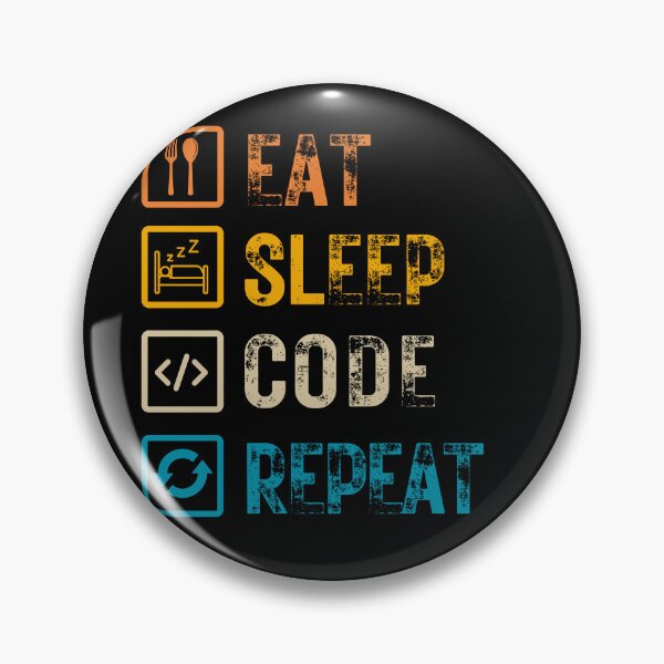 Item preview, Eat Sleep Code Repeat designed and sold by netfires.