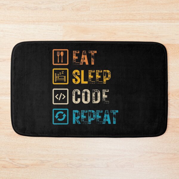 Item preview, Eat Sleep Code Repeat designed and sold by netfires.