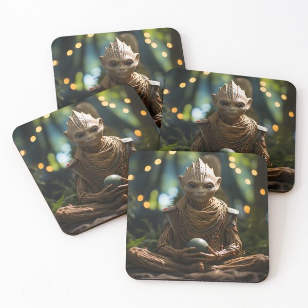 Item preview, Meditating Alien designed and sold by Mysterium AI.