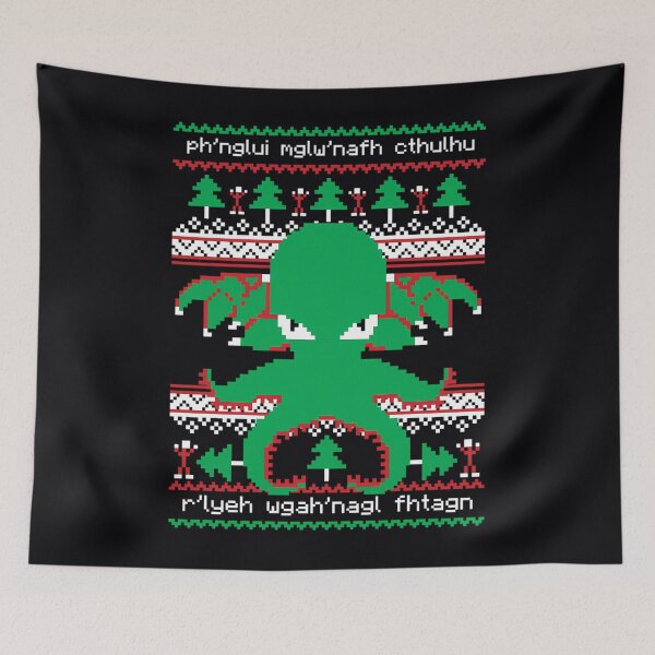 Item preview, Cthulhu Cultist Christmas - Cthulhu Ugly Christmas 	  	 designed and sold by dnjsgmiomz19.