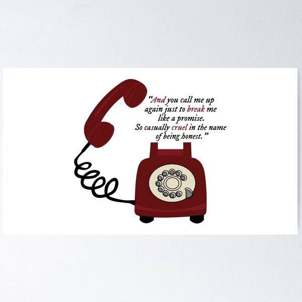 Item preview, All Too Well Retro Phone designed and sold by EmmaRoseee24.