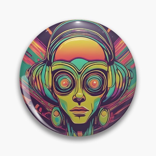Item preview, 70s Retro Style Alien designed and sold by ExtraEm.