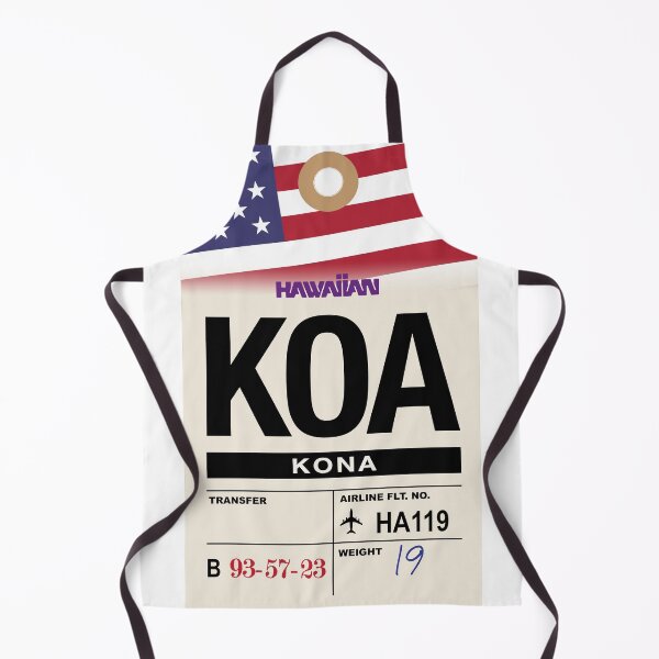 Item preview, Kona (KOA) Hawaii Airline Luggage Tag designed and sold by travelwitheric.