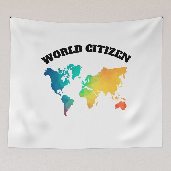 Item preview, World Citizen  - World Map Art  designed and sold by KereetsaOne.