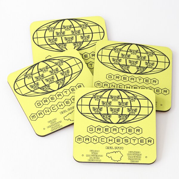 Item preview, Greater Manchester City Region Metropolitan County 10 Manchester bees designed and sold by jimmy-digital.