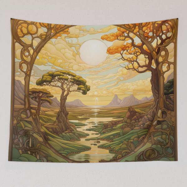Item preview, Enchanted Nouveau Horizons - Third designed and sold by AnalyticalDream.