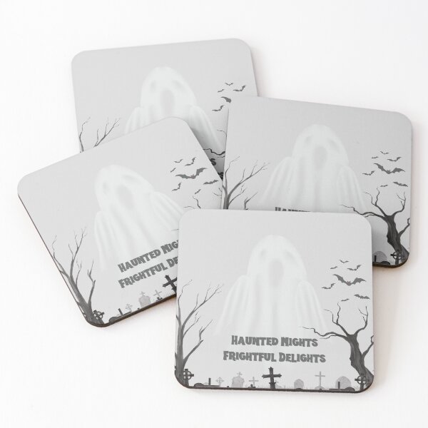 Item preview, Frighteningly Fun Halloween Ghost - Haunted Nights, Frightful Delights designed and sold by devma.