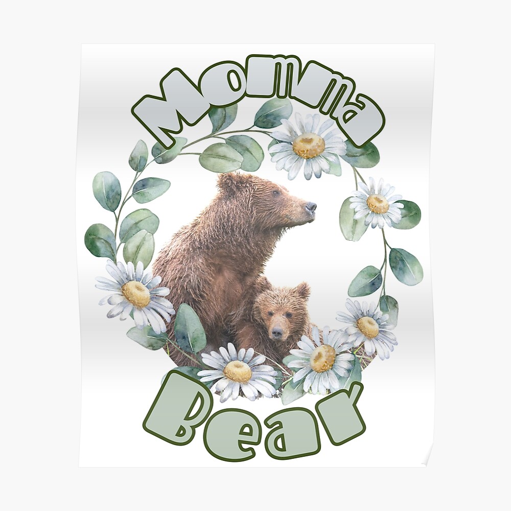 Mammy Bear Floral Mother's Day Funny Matching Family Shirt