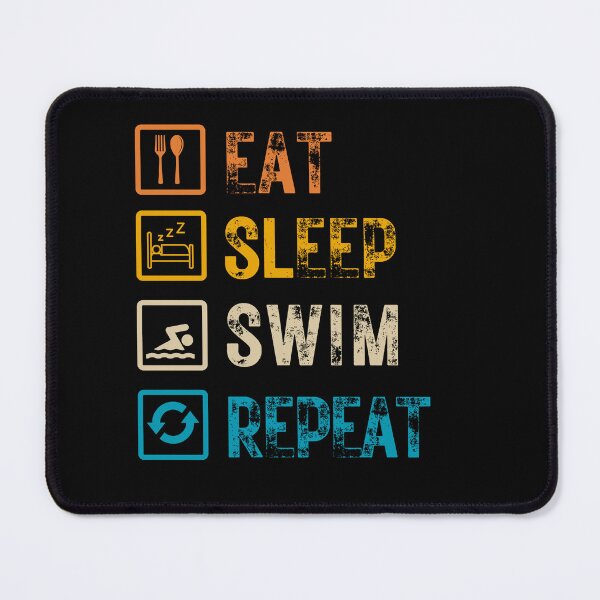 Item preview, Eat Sleep Swim Repeat designed and sold by netfires.