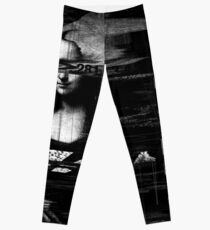 Mona Lisa Glitch Leggings