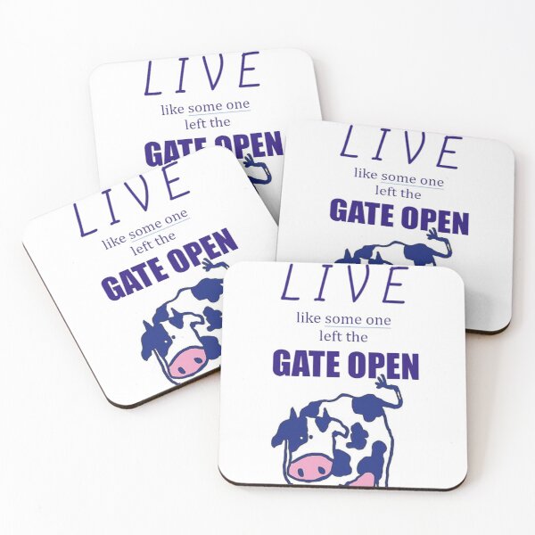 Item preview, Live Like Someone Left the Gate Open designed and sold by MissLadyGraves.