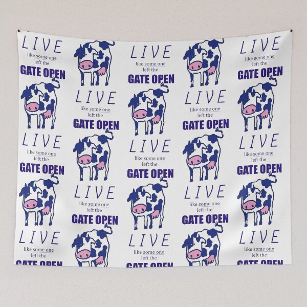 Item preview, Live Like Someone Left the Gate Open designed and sold by MissLadyGraves.
