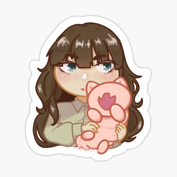 Anri and magcat! Sticker