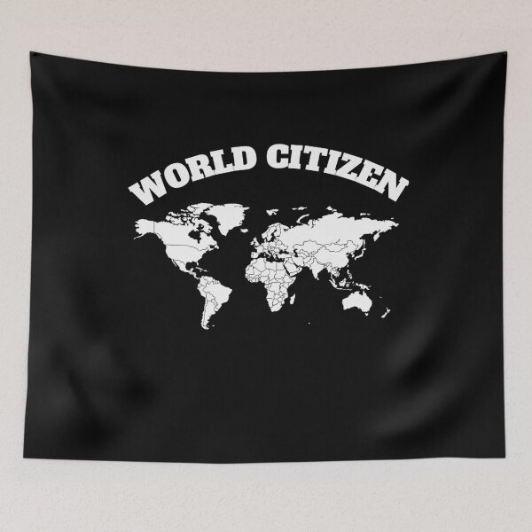 Item preview, World Citizen - World Map Art  designed and sold by KereetsaOne.