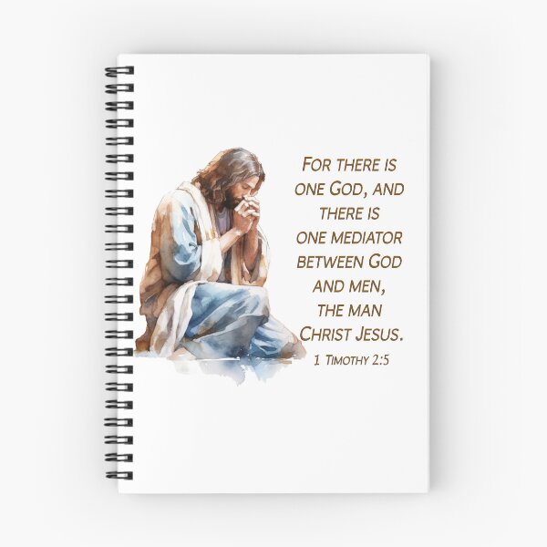 Item preview, For there is one God, One mediator... 1 Timothy 2:5 designed and sold by WideIsTheGate.