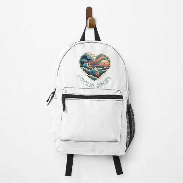 Item preview, Heart Wave Themed Love Is Crazy designed and sold by Psycho-Crazy.