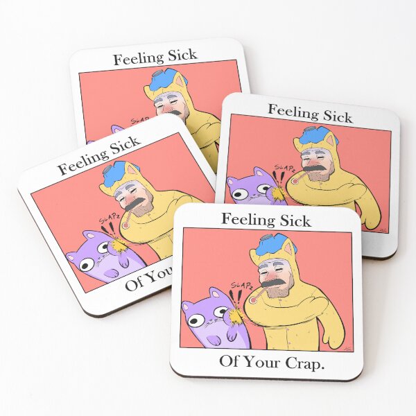 Item preview, Sick of your crap Funny Cat Slapped designed and sold by SilentWill94.