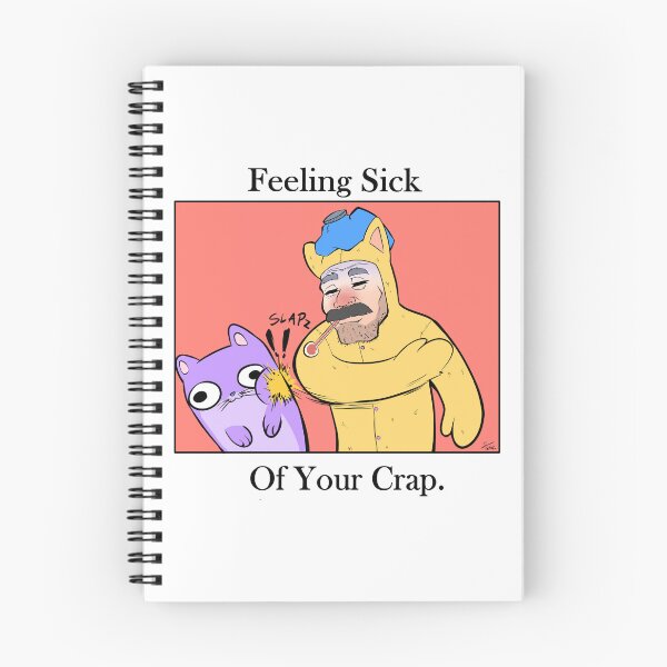 Item preview, Sick of your crap Funny Cat Slapped designed and sold by SilentWill94.