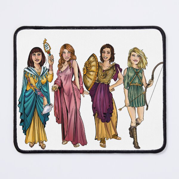 Item preview, God Squad: Isis, Aphrodite, Athena, Artemis designed and sold by ArchaeoArtist.