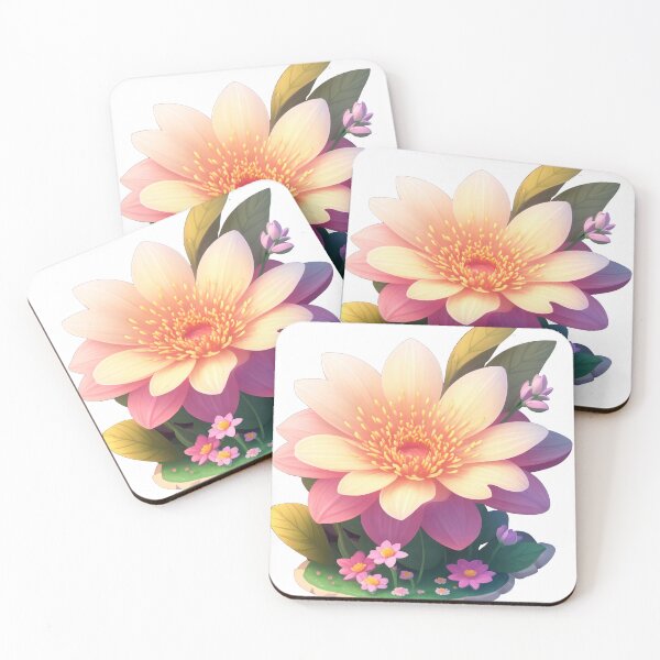 Item preview, Fantasy Flower Sticker: 3D Vector Art with Cinematic Detail (75) designed and sold by WASjourney.